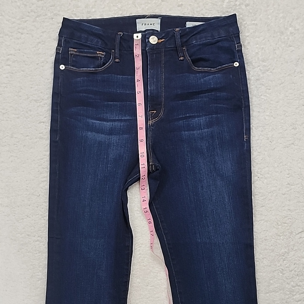 Frame Denim Le Mini Boot Jeans In Augusta - Picture 6 of 14